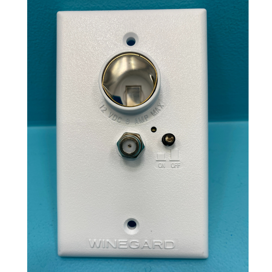 Caravan Tv Winegard Tv Booster Iluma 12V TV Antenna Wall Plate