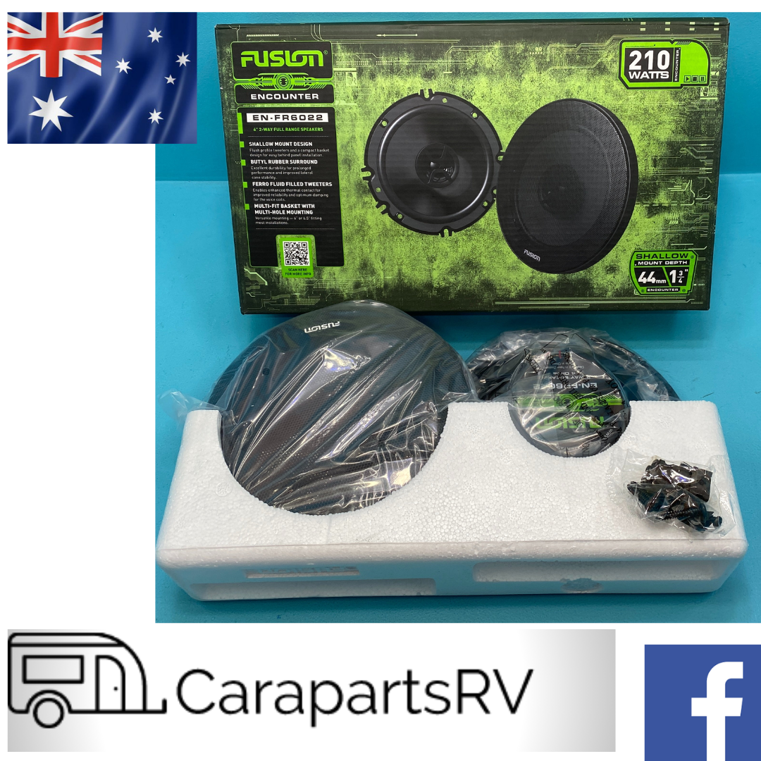 FUSION ENCOUNTER 6" (180mm) 2 WAY FULL RANGE SPEAKERS. 210 WATTS.