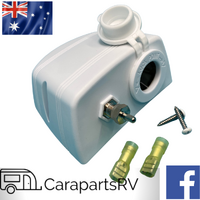 12V ACCESSORY SOCKET AND CO-AX POINT. SURFACE MOUNT IN WHITE. CARAVAN. BOAT. CAMPER