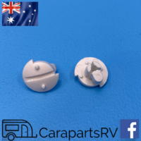 DOMETIC CARAVAN FRIDGE VENT SECURING BOLTS / CLIPS X 2 (TYPE A1625)