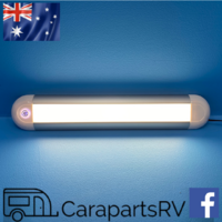 CARAVAN LED CEILING / WALL LIGHT WITH TOUCH SWITCH X 300mm BY WHITEVISION