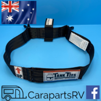 GAS CYLINDER / BOTTLE "TANK TIES". SECURE 9KG GAS BOTTLE WHILE TRAVELLING. SUITS CARS, SUV'S AND UTES.