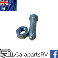 ALKO Coupling or Hitch Adjuster Screw & Nut. For Braked & Non-Braked Couplings. 610910
