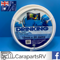 CARAVAN, RV, CAMPER DRINKING WATER HOSE 12mm X 20m. MEETS AUSTRALIAN STANDARDS