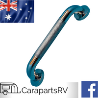350mm CARAVAN / HOME SAFETY ASSIST HANDLE IN STAINLESS STEEL. NON SLIP GRIP.