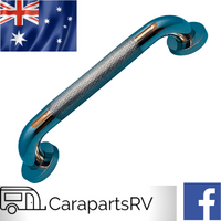 400mm CARAVAN / HOME SAFETY ASSIST HANDLE IN STAINLESS STEEL. NON SLIP GRIP.