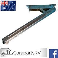 ALKO 700mm GALVANISED BOLT ON HEX FRONT DRIVE WIND DOWN JACKLEG