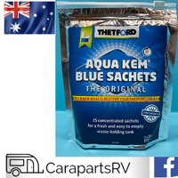 THETFORD AQUA KEM BLUE TOILET SACHETS X 15 DOSES. THE ORIGINAL AND THE BEST