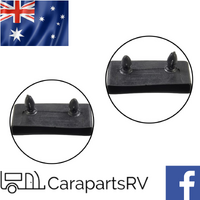 2 x Caravan Bed Slat Anchor Ends. Suits Coromal Bed Bases. Suits Slats 65mm x 9mm