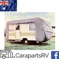14' to 16' Pop Top Caravan Cover by Camec ( Size 4.3m to 4.8m Body Length ).