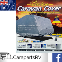 16' to 18' CARAVAN COVER. PRESTIGE BY CAMEC. 4.8m TO 5.4m CARAVAN BODY SIZE