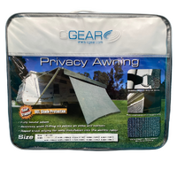 2.44m ( 8') PRIVACY SCREEN BY CGEAR. SUITS A 2.7m ( 9') CARAVAN OR RV AWNING