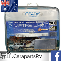 CGEAR 2048 OFF ROAD CARAVAN PRIVACY SCREEN. SIZE 4.88m X 2.0m DROP