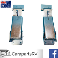 POP TOP AND CAMPER TRAILER LOCKABLE ROOF CLAMPS X 2. ( SOLD AS A PAIR ).