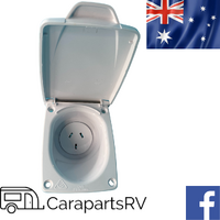 CMS TYPE POWER OUTLET FOR JAYCO CARAVANS ONLY. DOUBLE POLE 10A.