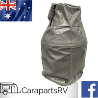 CARAVAN GAS CYLINDER COVER SUITS 9kg AND 8.5kg GAS BOTTLES. COVER ONLY .