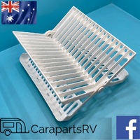 FOLDING PLASTIC DISH DRAINER. FOR CARAVAN, BOAT, CAMPING AND RV'S