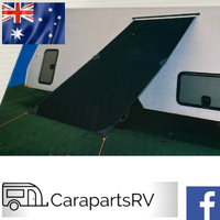 CARAVAN / RV FRIDGE VENT SUNSCREEN KIT IN BLACK MESH. BY COAST TO COAST RV
