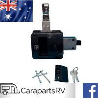 JAYCO CAMPER TRAILER DOOR LOCK SET T/S 2019 MODELS ON. IN BLACK