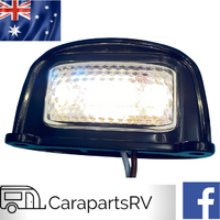 CARAVAN or TRAILER LED NUMBER PLATE LIGHT. USE AS EITHER SIDE OR TOP MOUNTING
