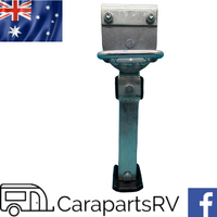 MANUTEC Size 1, Drop Down 415mm Jack Leg. Adjustable with 19mm Winding Handle