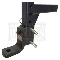 Mister Hitches Ball Mount Adjustable 9-1/8" Drop 7-7/8" Rise 12" Length 2270Kg