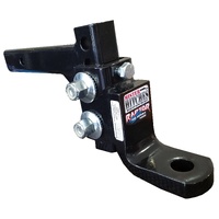 Mister Hitches Ball Mount Raptor 4500Kg Adr Adjustable W/1-1/4" Ball Hole + Mhrb