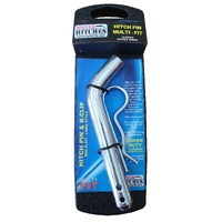 Mister Hitches Hitch Pin & Clip - Long Style With 2 Holes