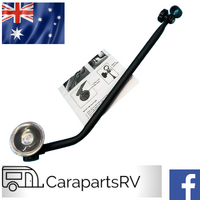 CARAVAN TOWING MIRROR SUCTION SUPPORT ARM. SUITS MOST SINGLE ARM MIRRORS.