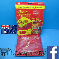 POTATO EXPRESS Caravan Microwave Potato Cooker. Perfect Potatoes in Just 4 Mins.