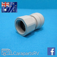 John Guest  3/8" FEMALE to 12mm CARAVAN & MARINE PLUMBING STRAIGHT CONNECTOR.