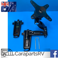 RV MEDIA CARAVAN / MARINE DETACHABLE SWIVEL LCD TV BRACKET X 2 ARM EXTENSION