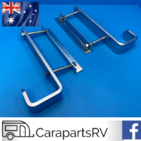 CARAVAN 4 BAR STABILIZER BRACKETS (SUITS 150mm A-FRAME) X 2 (1 PAIR)