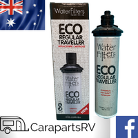 WATER FILTERS AUSTRALIA ECO REGULAR TRAVELLER CARTRIDGE. Caravan / RV / Marine WFA 