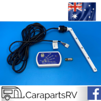 CARAVAN WATER TANK MONITOR KIT, INCLUDES (PROBE.CABLE.MONITOR.BATTERY) BLUE MONITOR FACE