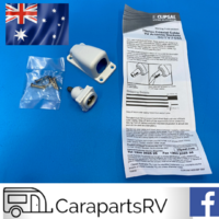 Clipsal 75 Ohm White Coaxial Cable TV Socket for CARAVAN or RV.