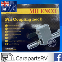 MILENCO OFF ROAD CARAVAN PIN STYLE COUPLING LOCK. SUITS DO35. 