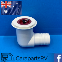 Caravan Sink Plug and Waste Kit X 90 degree angle, plus a new New Sink Plug.