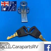 Camlock and 2 Keys. 19.25mm Diameter X 22mm Barrel Length for Caravan or RV.