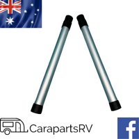 ADJUSTABLE POP TOP CARAVAN ROOF SUPPORTS X 2 (1 PAIR) 345mm TO 600mm. 