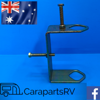 Universal 6" Caravan A-Frame Clamp for TV Mast, suits up to 39mm diameter pole..