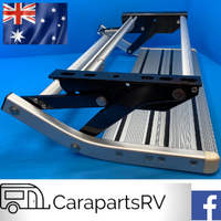 SINGLE PULL OUT CARAVAN STEP WITH 200KG RATING, STEP WIDTH 545mm. RETRACTABLE