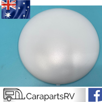 12V LUMO "CROWN" EARLY MODEL CARAVAN CEILING LIGHT REPLACEMENT LENS.