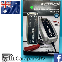 CTEK 8-Step 10amp PRO Battery Charger MXS10.  Caravan, RV, Boat & Camper Trailer