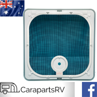 Coast RV Generic Caravan Hatch / Vent Replacement Fly Screen and Surround Kit. WHITE