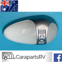 12V CARAVAN CEILING LIGHT AND NIGHT LIGHT. 2 SWITCH POSITIONS. 