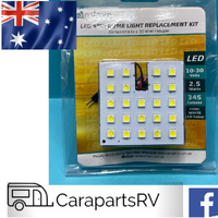 12V CARAVAN CEILING LIGHT LED CONVERSION KIT. REPLACE BULBS WITH LED's