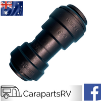 John Guest 12mm to 10mm  Reducing Connector. Caravan RV Plumbing. Push To Connect.
