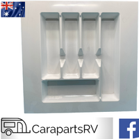 CARAVAN or RV Cutlery Tray Insert. Adjustable Shape/Size to Fit Most Drawers, Easily trimmed to size