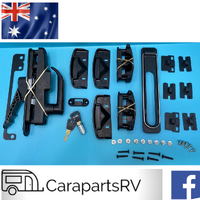 Camec Caravan RHH Door Lock Assembly, Remote Locks, New Barrel and Keys Complete Kit.